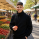 SİYAH 3 İPLİK YARIM FERMUAR SWEAT