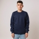 LACİVERT 2 İPLİK BİSİKLET YAKA SWEATSHIRT