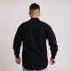 POLO YAKA UZUN KOLLU KIŞLIK SİYAH SWEAT